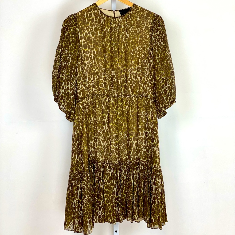 Lightweight animal print dress